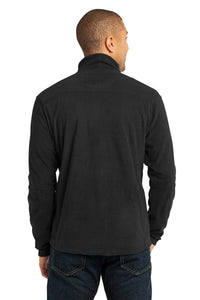 Port Authority Microfleece 1/2-Zip Pullover - Black Back