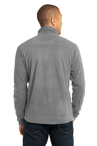Port Authority Microfleece 1/2-Zip Pullover - Pearl Grey Back