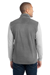 Port Authority Microfleece Vest - Pearl Grey Back