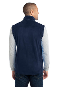 Port Authority Microfleece Vest - True Navy Back