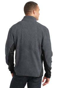 Port Authority R-Tek Pro Fleece Full-Zip Jacket - Charcoal Heather/ Black Back