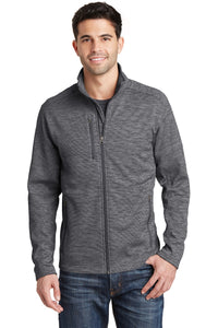 Port Authority Digi Stripe Fleece Jacket - Black