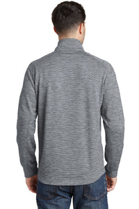 Port Authority Digi Stripe Fleece Jacket - Grey Back