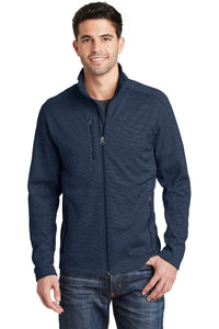 Port Authority Digi Stripe Fleece Jacket - Navy