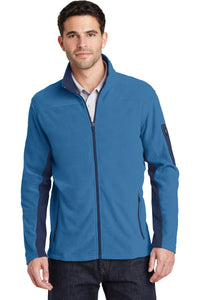 Port Authority Summit Fleece Full-Zip Jacket - Regal Blue/ Dress Blue Navy