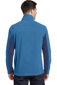 Port Authority Summit Fleece Full-Zip Jacket - Regal Blue/ Dress Blue Navy Back