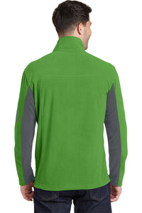 Port Authority Summit Fleece Full-Zip Jacket - Vine Green/ Magnet Back
