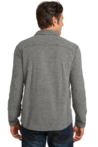 DISCONTINUED Port Authority Heather Microfleece 1/2-Zip Pullover - Pearl Grey Heather Back