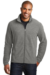 Port Authority Heather Microfleece Full-Zip Jacket - Pearl Grey Heather