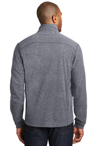 Port Authority Heather Microfleece Full-Zip Jacket - True Navy Heather Back