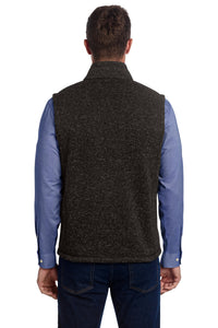 Port Authority  Sweater Fleece Vest F236 - Black Heather Back