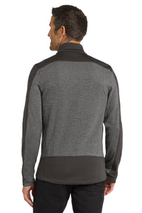 Port Authority  Grid Fleece Jacket - Grey Smoke Heather/ Grey Smoke Back