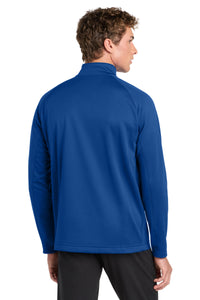 Sport-Tek Sport-Wick Fleece 1/4-Zip Pullover - True Royal/ Silver Back