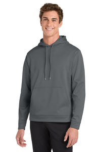 Sport-Tek Sport-Wick Fleece Hooded Pullover - Dark Smoke Grey