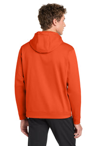 Sport-Tek Sport-Wick Fleece Hooded Pullover - Deep Orange Back
