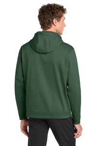 Sport-Tek Sport-Wick Fleece Hooded Pullover - Forest Green Back