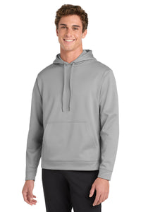 Sport-Tek Sport-Wick Fleece Hooded Pullover - Silver