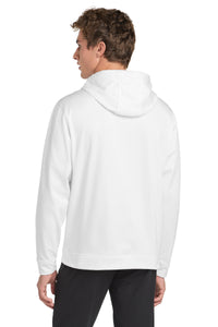 Sport-Tek Sport-Wick Fleece Hooded Pullover - White Back