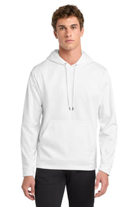 Sport-Tek Sport-Wick Fleece Hooded Pullover - White