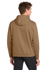 Sport-Tek Sport-Wick Fleece Hooded Pullover - Woodland Brown Back