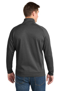 Sport-Tek Tech Fleece 1/4-Zip Pullover - Graphite Heather Back