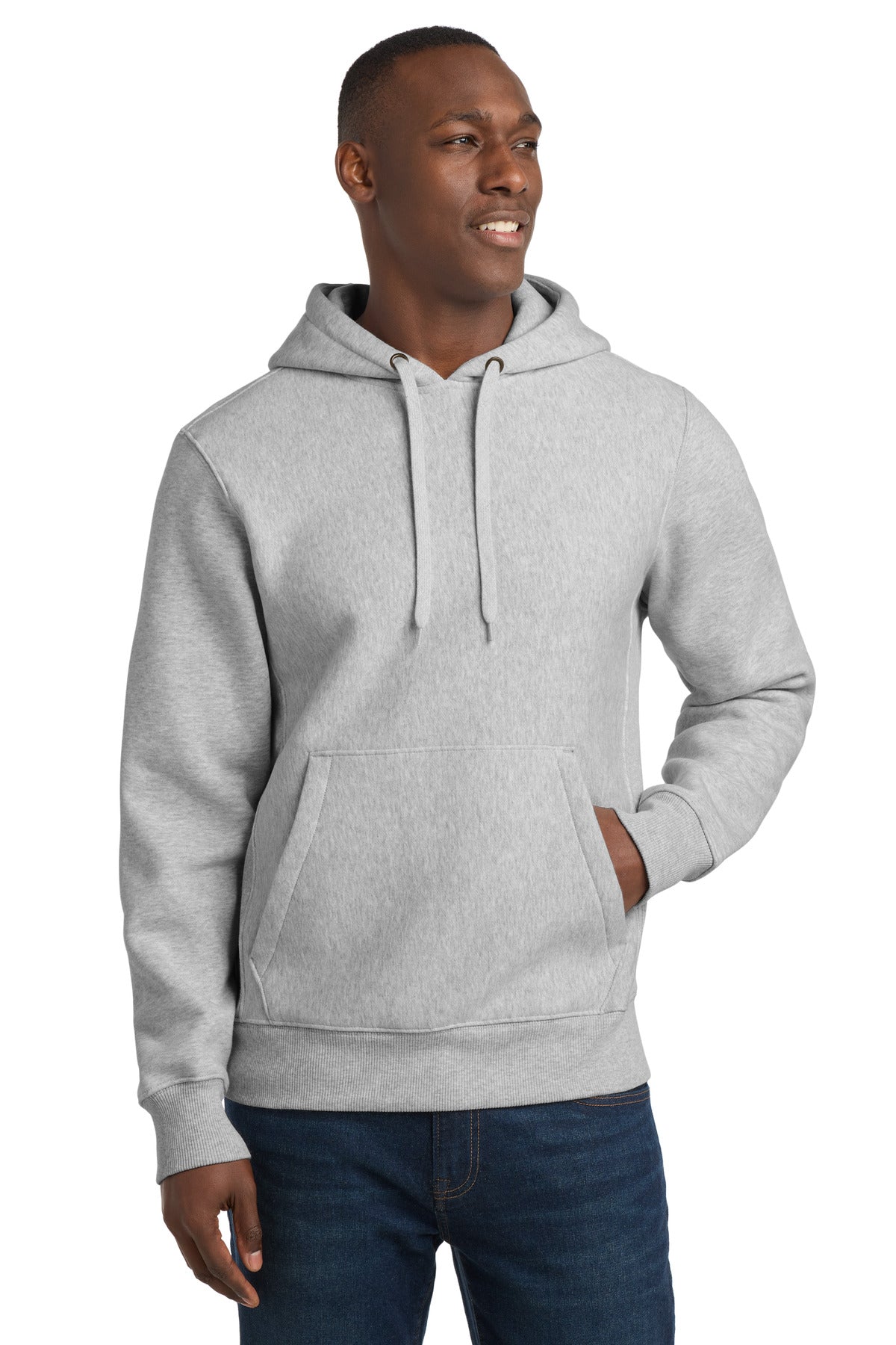 Sport-Tek Super Heavyweight Pullover Hooded Sweatshirt - Athletic Heather