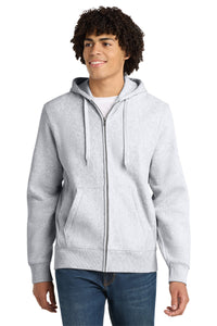Sport-Tek Super Heavyweight Full-Zip Hooded Sweatshirt - Athletic Heather