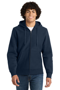 Sport-Tek Super Heavyweight Full-Zip Hooded Sweatshirt - True Navy