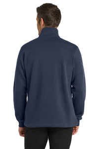 Port Authority Slub Fleece 1/4-Zip Pullover - Navy Back