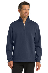 Port Authority Slub Fleece 1/4-Zip Pullover - Navy