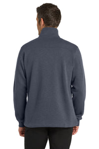 Port Authority Slub Fleece 1/4-Zip Pullover - Slate Grey Back