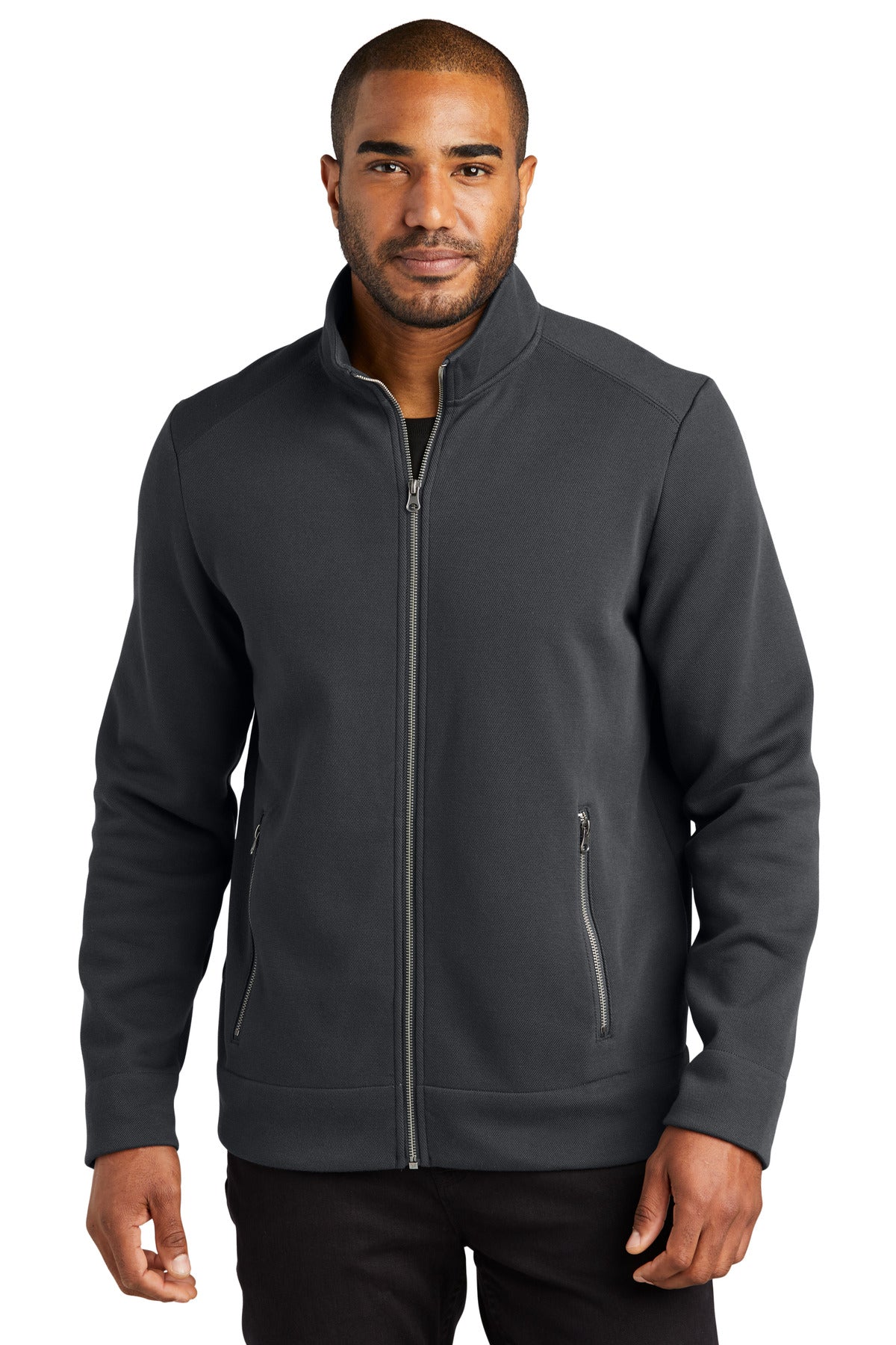 Port Authority Network Fleece Jacket F422 - Charcoal