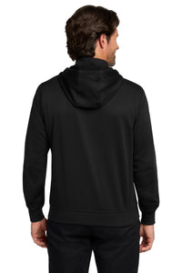 Port Authority Smooth Fleece Hooded Jacket F814 - Deep Black Back