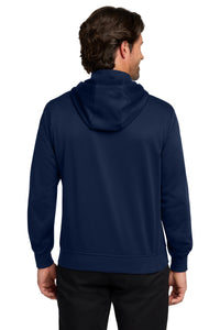 Port Authority Smooth Fleece Hooded Jacket F814 - River Blue Navy Back