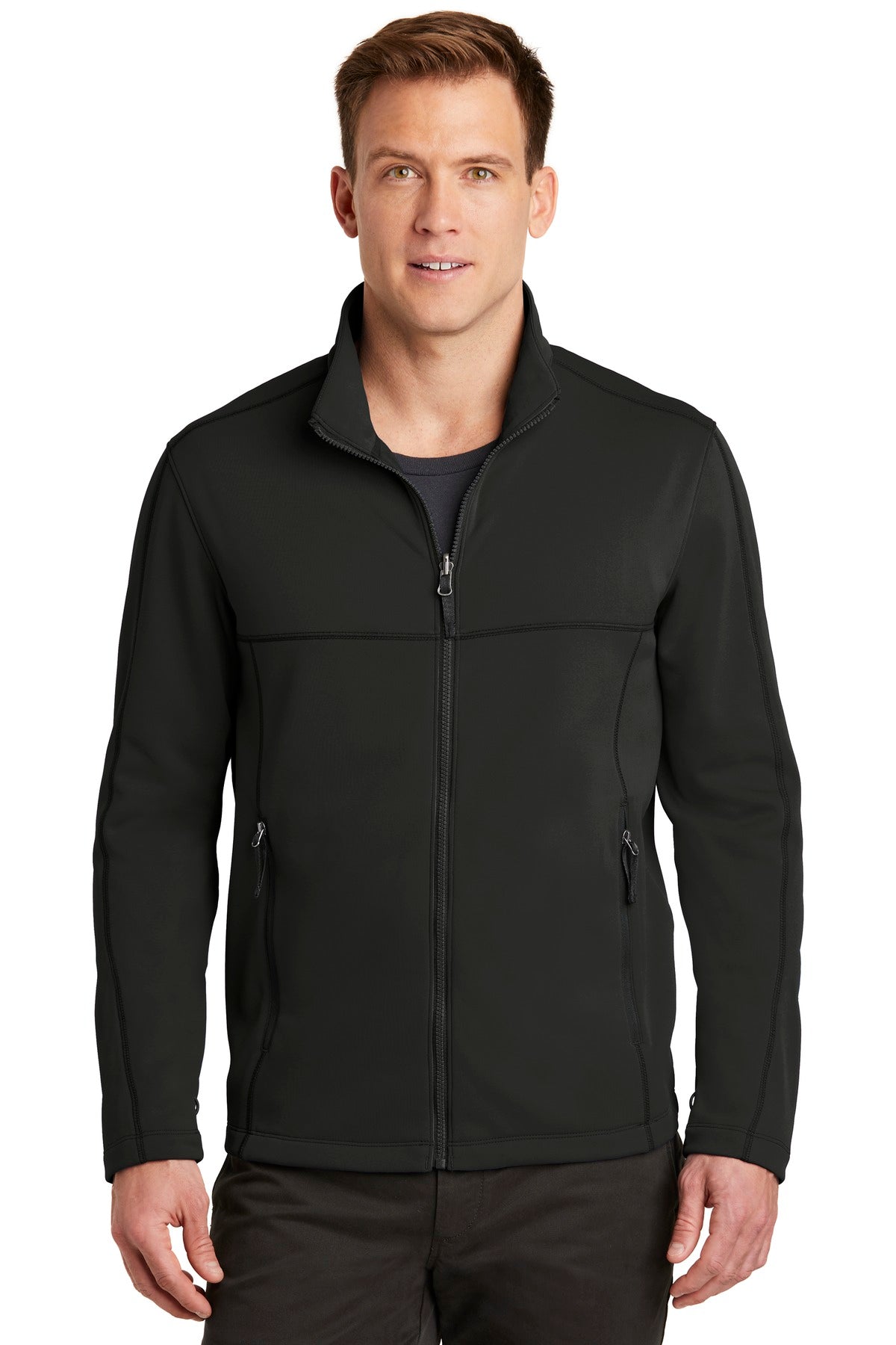 Port Authority  Collective Smooth Fleece Jacket - Deep Black