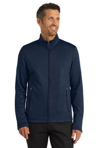 Port Authority  Collective Striated Fleece Jacket - River Blue Navy Heather