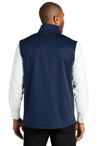 Port Authority Collective Smooth Fleece Vest F906 - River Blue Navy Back