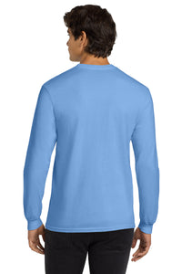 Gildan - Ultra Cotton 100% US Cotton Long Sleeve T-Shirt - Carolina Blue Back