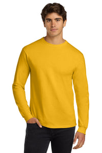 Gildan - Ultra Cotton 100% US Cotton Long Sleeve T-Shirt - Gold