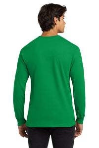 Gildan - Ultra Cotton 100% US Cotton Long Sleeve T-Shirt - Irish Green Back