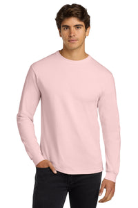 Gildan - Ultra Cotton 100% US Cotton Long Sleeve T-Shirt - Light Pink