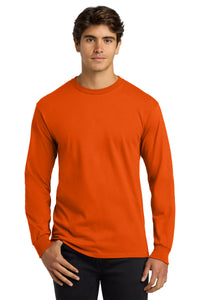 Gildan - Ultra Cotton 100% US Cotton Long Sleeve T-Shirt - Orange