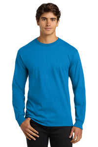 Gildan - Ultra Cotton 100% US Cotton Long Sleeve T-Shirt - Sapphire