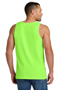 Gildan Heavy Cotton Tank Top - Neon Green Back