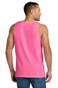 Gildan Heavy Cotton Tank Top - Safety Pink Back