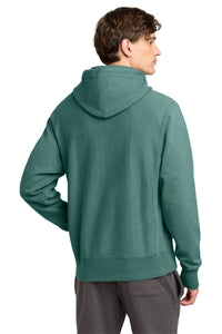 Champion  Reverse Weave  Garment-Dyed Hooded Sweatshirt - Cactus Back