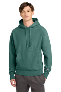 Champion  Reverse Weave  Garment-Dyed Hooded Sweatshirt - Cactus