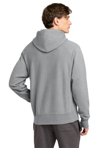Champion  Reverse Weave  Garment-Dyed Hooded Sweatshirt - Concrete Back
