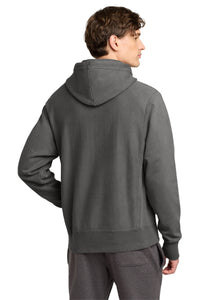 Champion  Reverse Weave  Garment-Dyed Hooded Sweatshirt - New Railroad Back