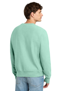 Champion  Reverse Weave  Garment-Dyed Crewneck Sweatshirt - Pale Seafoam Back